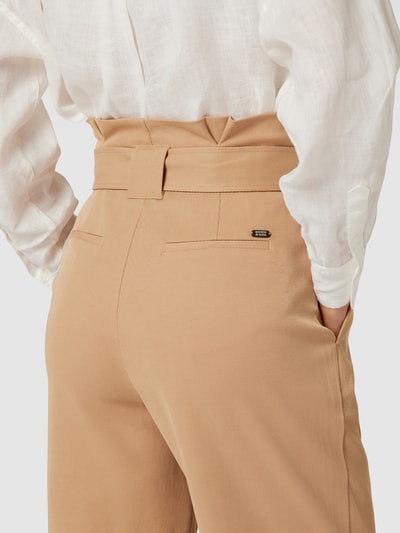 Scotch & Soda Stoffhose mit Bindegürtel Beige 3