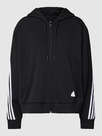 ADIDAS SPORTSWEAR Sweatjacke mit Label-Detail Black 2