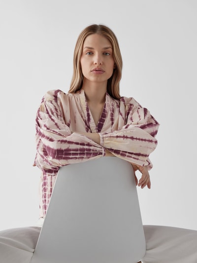 Vanessa Bruno Bluse im Batik-Look Hellrosa meliert 6
