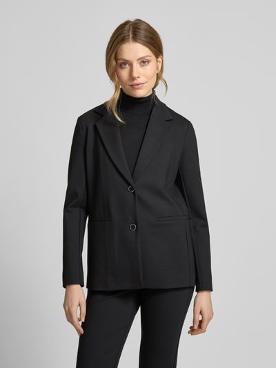 MaxMara Leisure Blazer mit Reverskragen Modell 'JOICE' Black 4