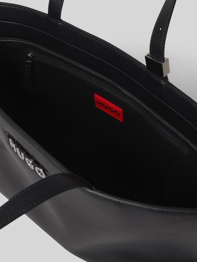 HUGO Shopper mit Label-Applikation Modell 'MEL 2.0 TOTE' Black 5