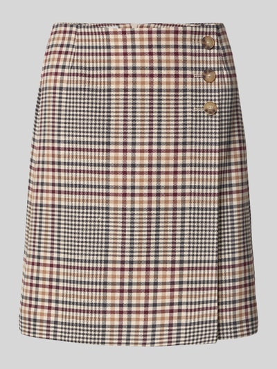 comma Minirok met knopen en ritssluiting Beige - 2