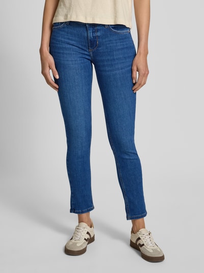 Liu Jo White Slim Fit Jeans mit Eingrifftaschen Dunkelblau 4