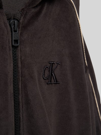 Calvin Klein Jeans Sweatjack met capuchon Zwart - 2