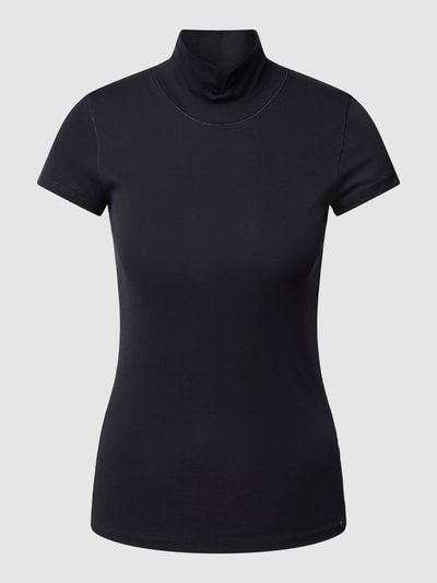 Marc Cain T-Shirt mit Stehkragen Modell 'ADDITIONS' Marine 2