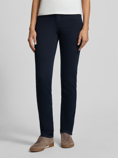 Angels Slim Fit Jeans im 5-Pocket-Design Modell 'CICI' Marine 4