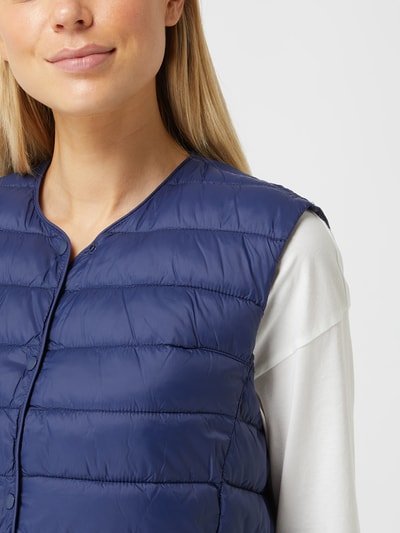 Montego Lichte bodywarmer met opstaande kraag  Donkerblauw - 3