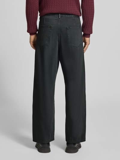 Lindbergh Straight Fit Stoffhose aus reiner Baumwolle Anthrazit 5