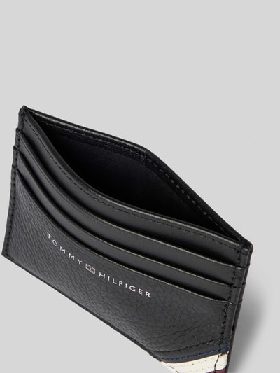 Tommy Hilfiger Lederkartenetui mit Label-Schriftzug Black 3