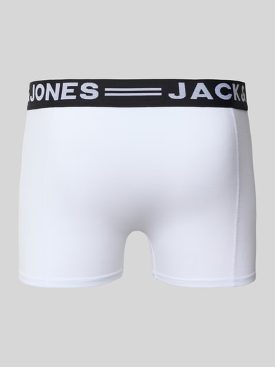 Jack & Jones Obcisłe bokserki z elastycznym paskiem z logo w zestawie 3 szt. Biały 3