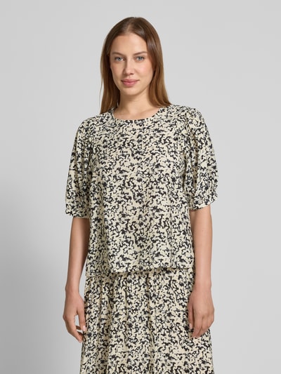 MSCH Copenhagen Regular Fit Bluse mit 1/2-Arm Modell 'Jusia' Offwhite 4
