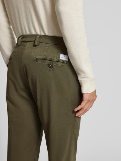Manuel Ritz Stoffen broek met achterzakken Petrol - 3