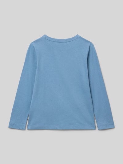 s.Oliver RED LABEL Regular Fit Langarmshirt aus reiner Baumwolle Rauchblau 3