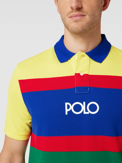 Polo Ralph Lauren Poloshirt mit Streifenmuster Gelb 3