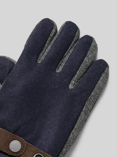 camel active Handschuhe mit Label-Stitching Marine 3