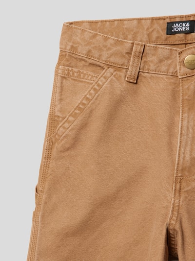 Jack & Jones Chino met siernaden, model 'ALEX' Camel - 2