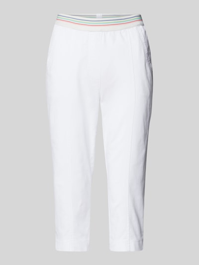 Toni Dress Spodnie capri o kroju regular fit z elastycznym pasem model ‘SUE’ Biały 2