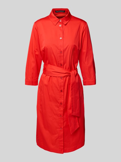 Betty Barclay Hemdblusenkleid mit Bindegürtel Rot 2
