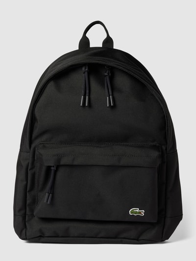 Lacoste Rucksack mit Label-Detail Black 1