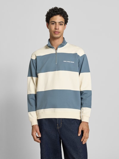 Marc O'Polo DENIM Troyer o kroju relaxed fit z czystej bawełny Jasnoniebieski 4
