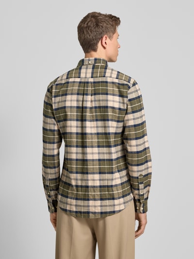 Barbour Slim fit vrijetijdsoverhemd van puur katoen, model 'KYELOCH' Beige - 5