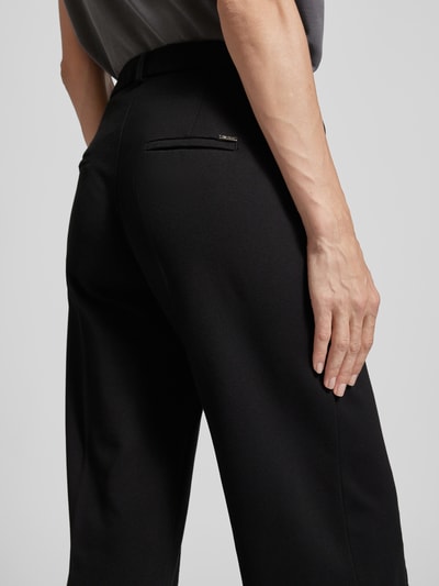 TONI Regular fit culotte met vaste persplooien, model 'Marie' Zwart - 3