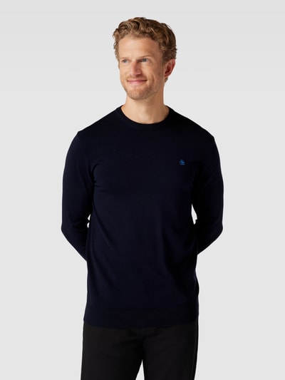 Scotch & Soda Strickpullover mit Rundhalsausschnitt Marine 4