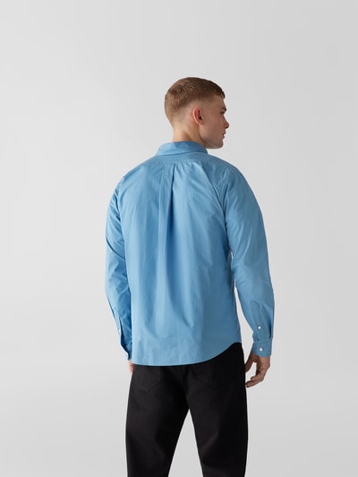 Kenzo Freizeithemd mit Label-Stitching Blau 5