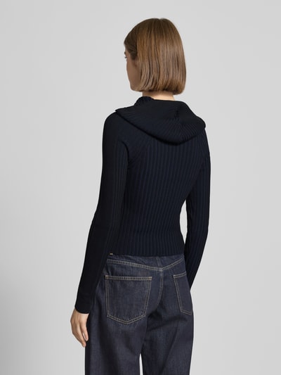 Tommy Jeans Slim Fit Strickjacke mit Raglanärmeln Black 5