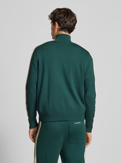 PROHIBITED Strickjacke mit Reißverschluss Dunkelgruen 5