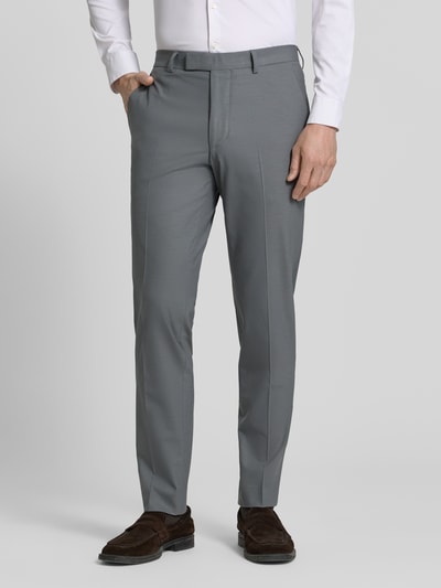 CINQUE pantalon met persplooien model 'Totti' Groen - 4