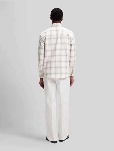 BOSS Relaxed Fit Hemdjacke aus Woll-Mix Modell 'C-OWEN-K-2PP-263' Offwhite 5