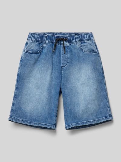 s.Oliver RED LABEL Relaxed Fit Jeansshorts im Used-Look Blau 1