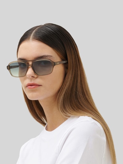 MessyWeekend Pilot Sonnenbrille Modell 'BURT' Hellgruen 1