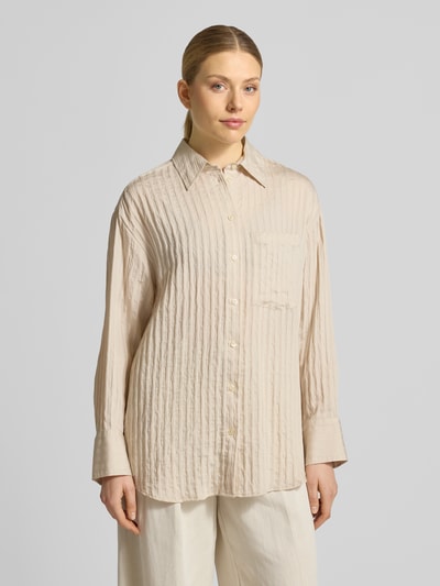 Marc O'Polo Regular Fit Hemdbluse aus Modal-Mix Stein 4