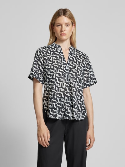 Marc O'Polo Blouse met tuniekkraag Zwart - 4