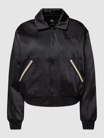 G-Star Raw Bomberjacke mit Label-Detail Black 2