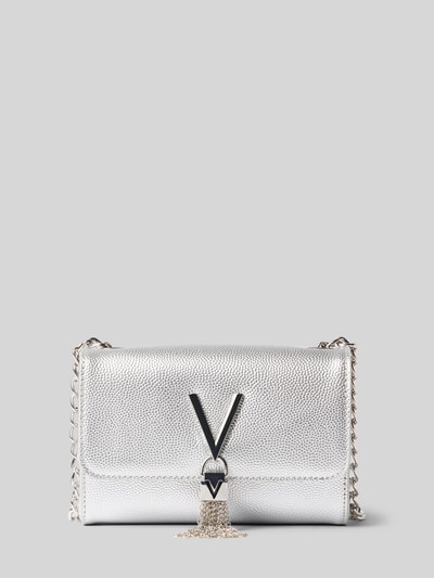 Valentino Bags schoudertas met labeldetail Zilver - 1