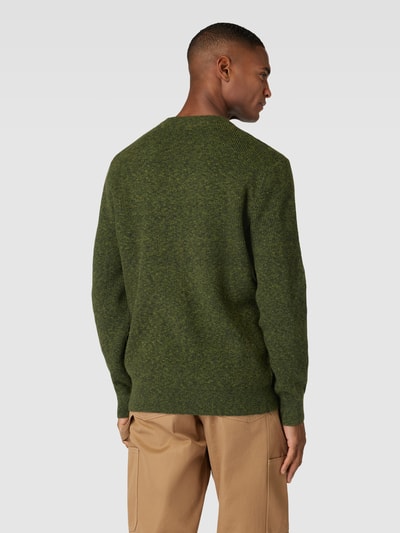 Esprit Collection Gebreide pullover met ribboorden Olijfgroen - 5