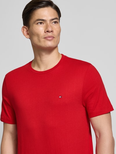 Tommy Hilfiger Regular Fit T-Shirt aus reiner Baumwolle Rot 3