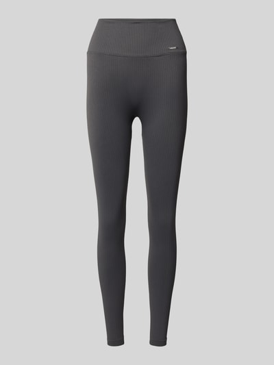 AIMN Legging met labelapplicatie Lichtgrijs - 1