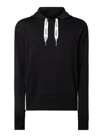 HUGO Hoodie van katoen, model 'Dreali' Zwart - 2