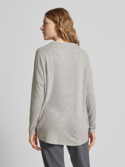 Soyaconcept Gebreide pullover met extra brede schouders, model 'Biara' Middengrijs gemêleerd - 5