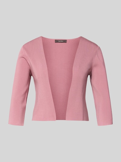Produktfoto, Bolero mit 3/4-Arm von Vera Mont, rosa, Viskose-Mix mit Stretch-Anteil, körpernahe Passform, offene Vorderseite, Rückenlänge 44 cm bei Größe S