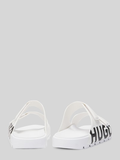 HUGO sandalen met logoprint Wit - 3