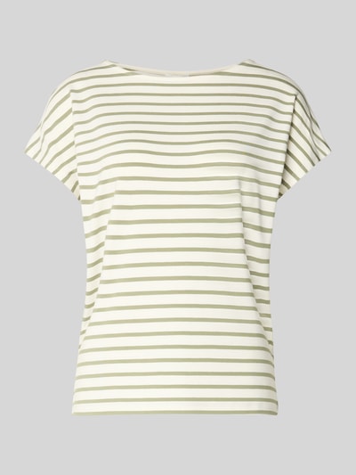 s.Oliver RED LABEL Loose Fit T-Shirt aus Viskose-Mix Ecru 2