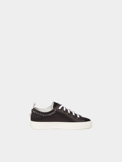 N°21 Satin-Sneaker Black 4