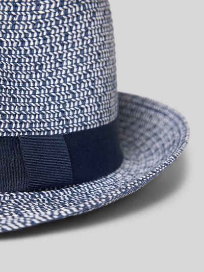 Müller Headwear Strohhut mit Hutband Modell 'TRILBY' Blau 2
