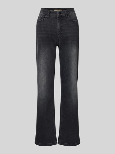 Smith and Soul Wide leg jeans in 5-pocketmodel Zwart - 2