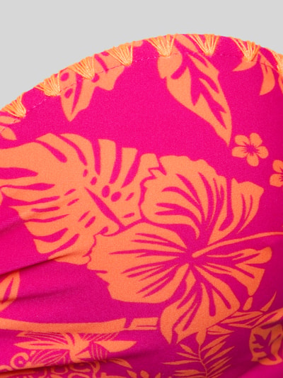 Venice Beach Bikini met all-over bloemendessin model 'Kensi' Roze - 2